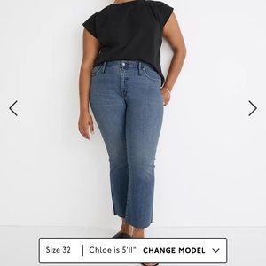 Madewell Cali Demi-Boot in size 32.